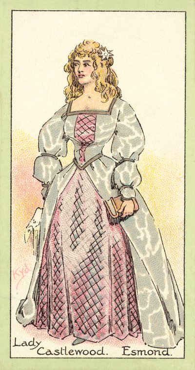 Lady Castlewood, Esmond de after Joseph Clayton Clarke