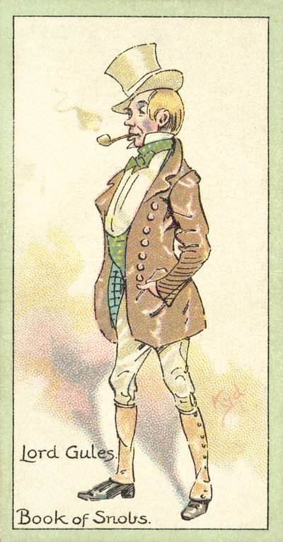 Lord Gules, Libro de Snobs de after Joseph Clayton Clarke