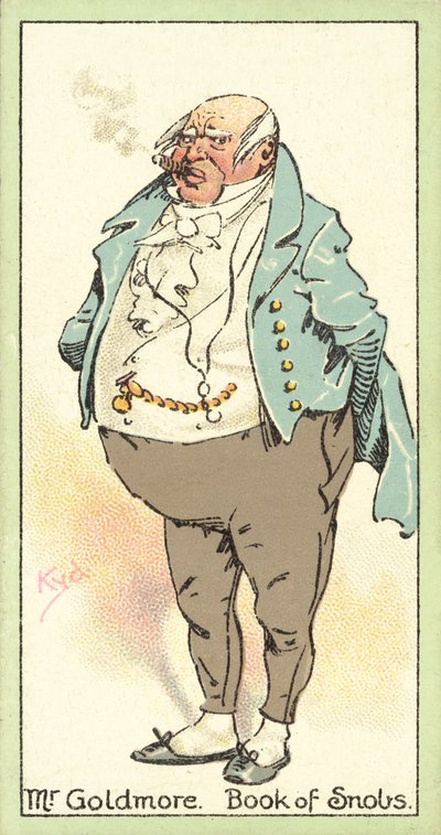 Sr. Goldmore, Book of Snobs (cromolitografía) de after Joseph Clayton Clarke