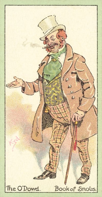 El ODowd, Book of Snobs (cromolitografía) de after Joseph Clayton Clarke