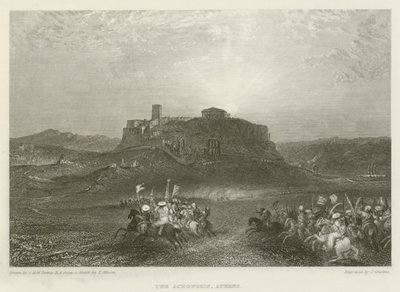 La Acrópolis, Atenas de after Joseph Mallord William Turner