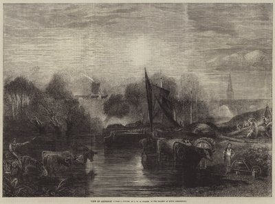 Vista de Abingdon de after Joseph Mallord William Turner