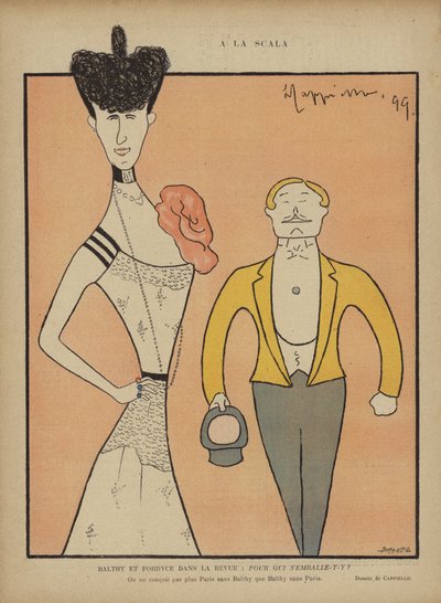 Balthy y Fordyce, Ilustración para Le Rire de after Leonetto Cappiello