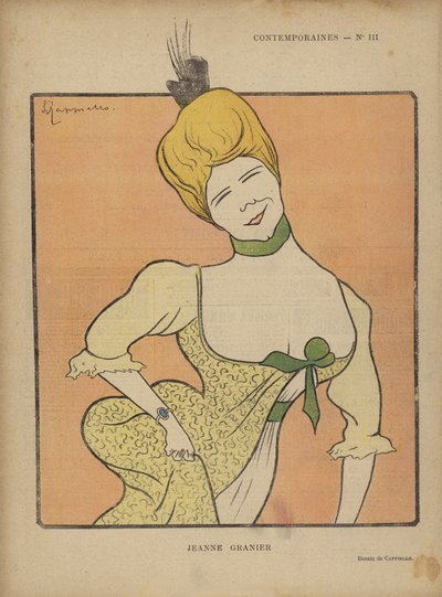 Jeanne Granier, Ilustración para Le Rire de after Leonetto Cappiello