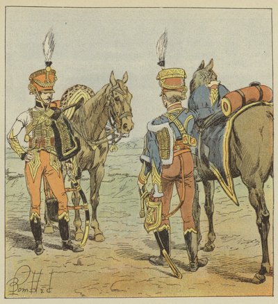 Ayudantes de campo, Del mayor general, Del mariscal de after Louis Charles Bombled