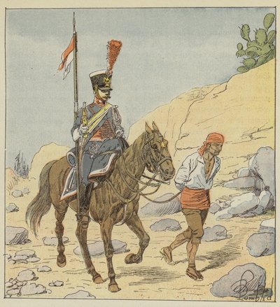 Ejército francés en España, Lancero-gendarme, 1811 de after Louis Charles Bombled