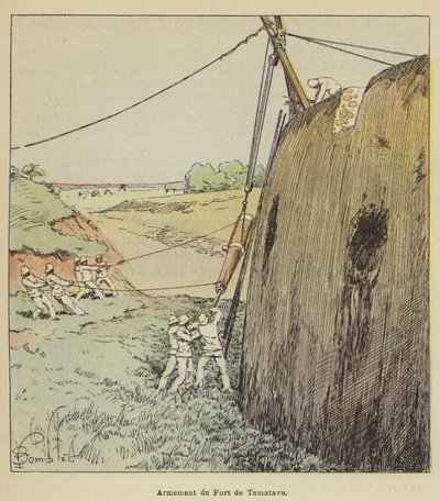 Armamento del Fuerte de Tamatave de after Louis Charles Bombled