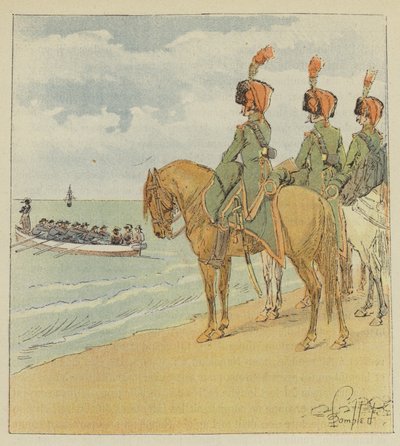 Bonaparte deja Egipto de after Louis Charles Bombled