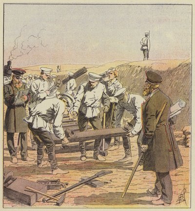 Construcción del Transiberiano de after Louis Charles Bombled
