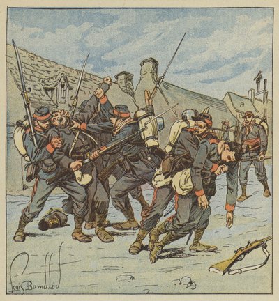 Episodio del secuestro de Faverolles de after Louis Charles Bombled