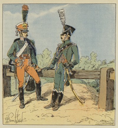 Guardia imperial, Guardia de honor, 1813-1814, Gendarme de ordenanza, 1806-1807 de after Louis Charles Bombled