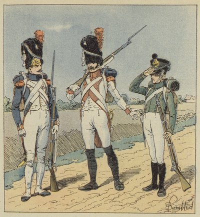 Guardia imperial, Granaderos, 1er regimiento, 2º regimiento, pupilos de after Louis Charles Bombled