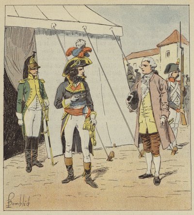 Es demasiado tarde, dijo el general en jefe mirando su reloj de after Louis Charles Bombled