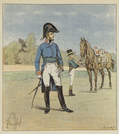 Inspector de revistas de after Louis Charles Bombled
