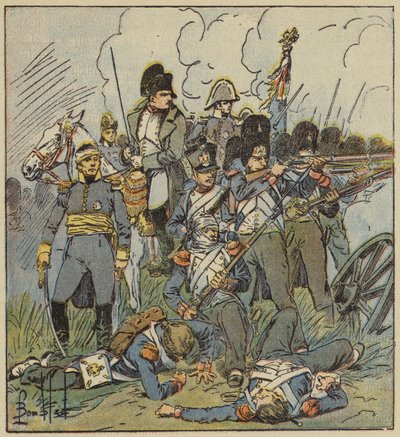 El Emperador acababa de perder una gran batalla de after Louis Charles Bombled