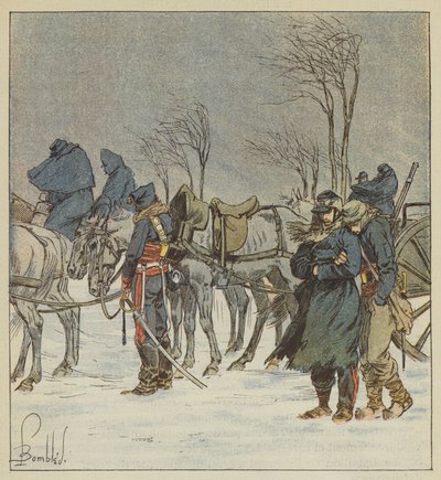 La artillería del 21º cuerpo de after Louis Charles Bombled