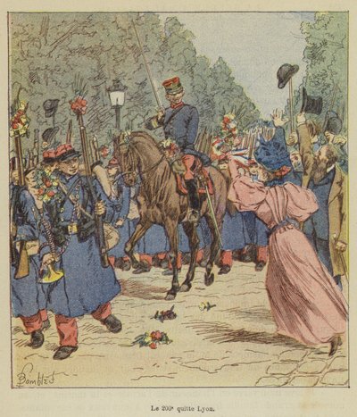 El 200º deja Lyon de after Louis Charles Bombled