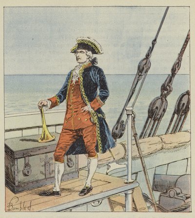 El bailío de Suffren de after Louis Charles Bombled