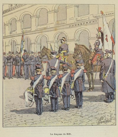 La bandera del 200º de after Louis Charles Bombled