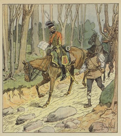 El general Stengel era un excelente oficial de húsares de after Louis Charles Bombled