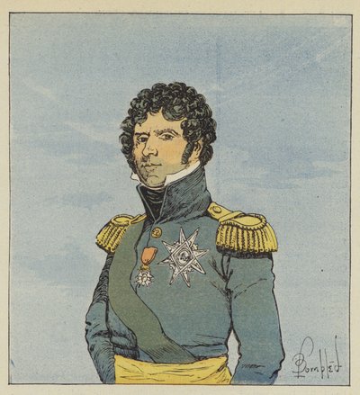 El mariscal Bernadotte de after Louis Charles Bombled