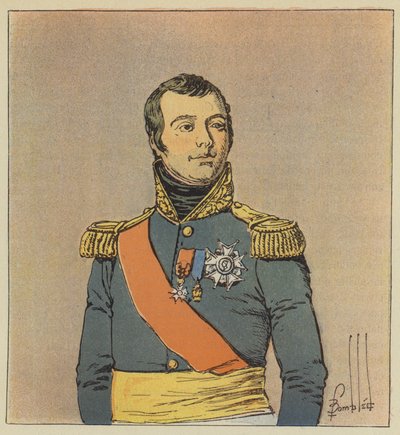 El mariscal Macdonald de after Louis Charles Bombled