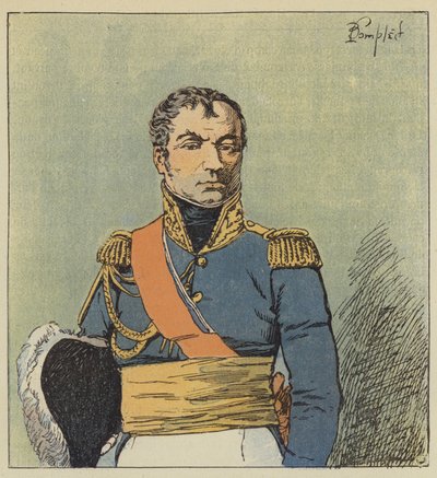 El mariscal Oudinot de after Louis Charles Bombled