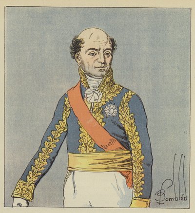 El mariscal Perignon de after Louis Charles Bombled