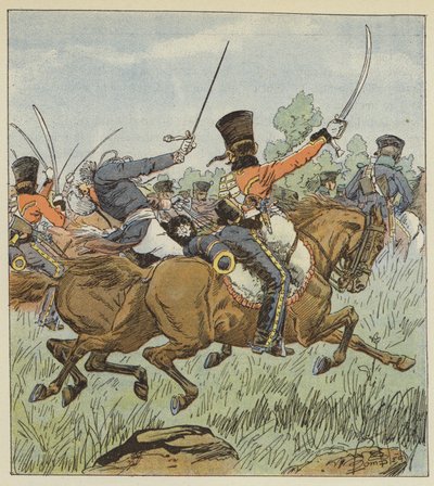 El príncipe Luis fue asesinado unos momentos antes de la batalla de Jena de after Louis Charles Bombled