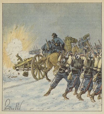 Los móviles de la Vendée se dirigen al ataque de after Louis Charles Bombled