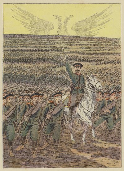 Ejército ruso de after Louis Charles Bombled