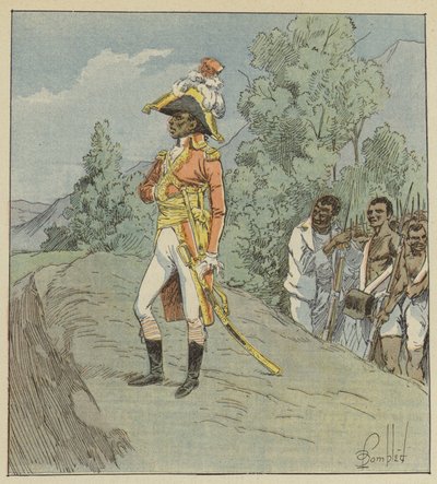 Toussaint no era un hombre sin mérito de after Louis Charles Bombled