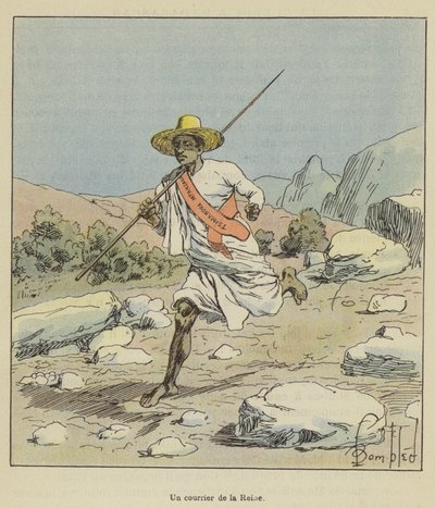 Un mensajero de la Reina de after Louis Charles Bombled