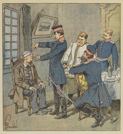 Una escena de sonambulismo de after Louis Charles Bombled