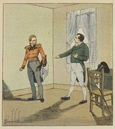 ¡Su nación, su gobierno, usted mismo serán cubiertos de oprobio por mi causa! de after Louis Charles Bombled