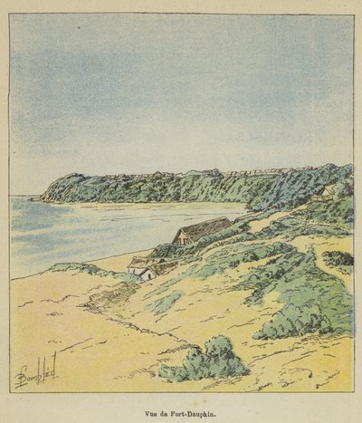 Vista de Fort-Dauphin de after Louis Charles Bombled
