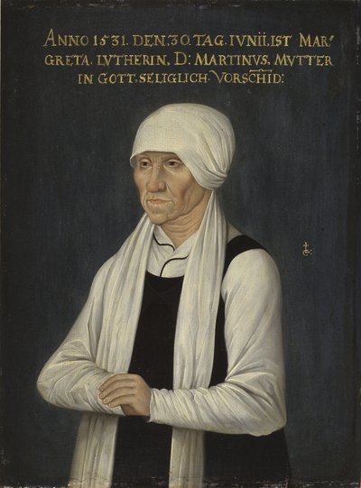 Margareta Lutero, c.1700 de after Lucas Cranach the Elder