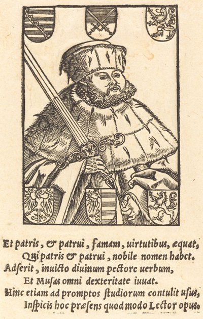 Juan Federico el Magnánimo, en Vestiduras Electorales (izquierda) de after Lucas Cranach the Younger