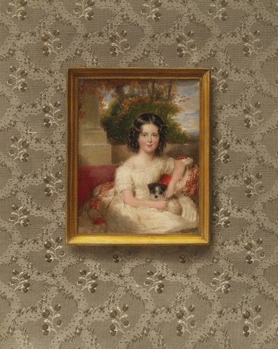 Retrato de la Princesa Ida Schwarzenberg, nacida Princesa de Liechtenstein, de niña de after Moritz Michael Daffinger