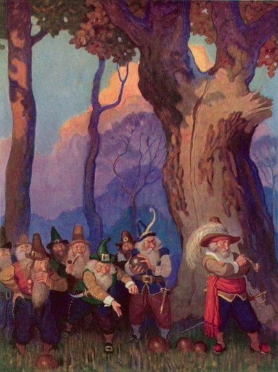 Ilustración para Rip Van Winkle de after Newell Convers Wyeth