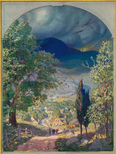Ilustración para Rip Van Winkle de after Newell Convers Wyeth