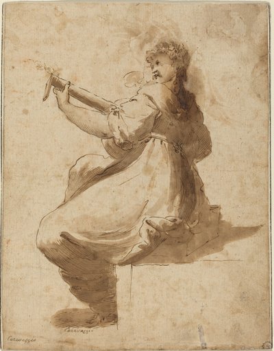 El Jugador de Laúd de after Orazio Gentileschi