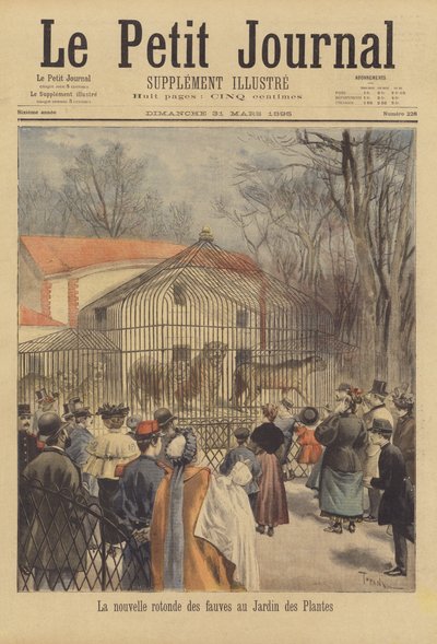 Nuevo recinto de animales salvajes en el Jardin des Plantes de after Oswaldo Tofani