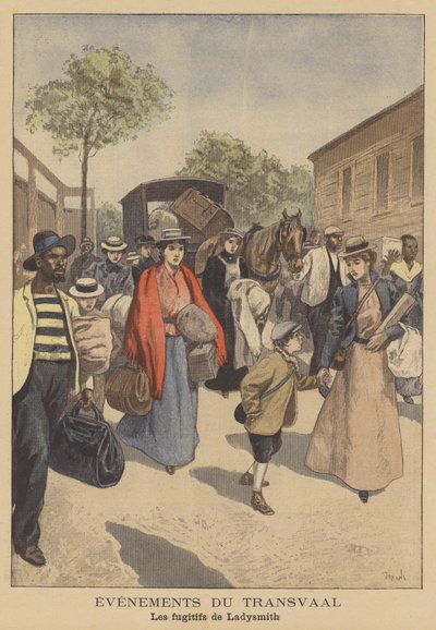 Refugiados del Sitio de Ladysmith de after Oswaldo Tofani