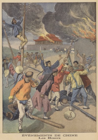 La Rebelión de los Bóxers en China de after Oswaldo Tofani
