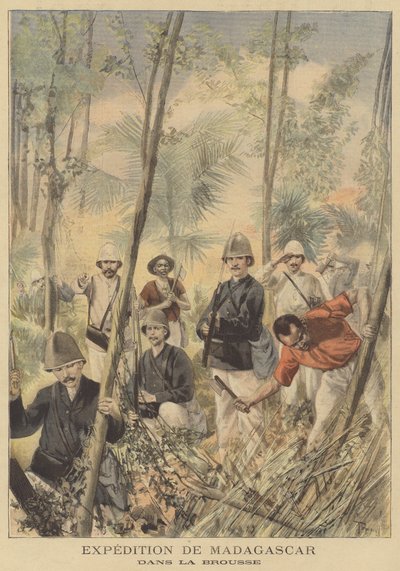 La expedición francesa a Madagascar de after Oswaldo Tofani