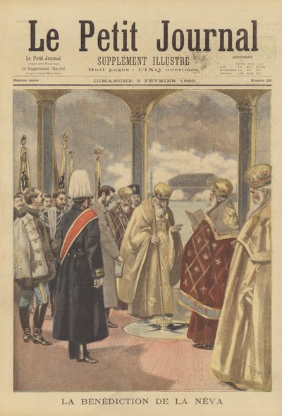 La bendición del río Neva de after Oswaldo Tofani