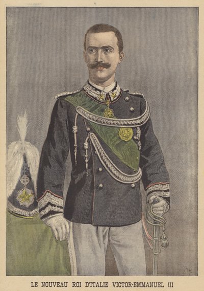 Víctor Manuel III, el nuevo Rey de Italia de after Oswaldo Tofani