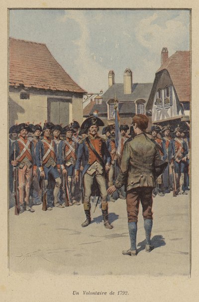 Un voluntario de 1792 de after Paris