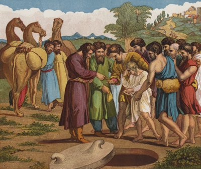 José vendido por sus hermanos de after Raphael